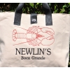 Bone colored Cole with Newlin's logo